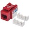 Intellinet Network Solutions Cat6 Red Keystone Jack Utp 210614 - alternate 1